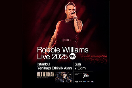 Robbie Williams lk Kez stanbulda!